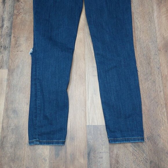 Free People High Rise Stretch Skinny Jeans Sz 30R Dark Wash 61855-16515125 - Picture 14 of 16